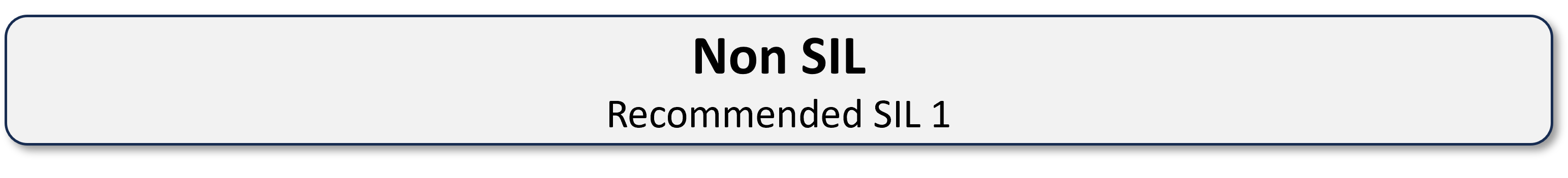 Non SIL - SIL1