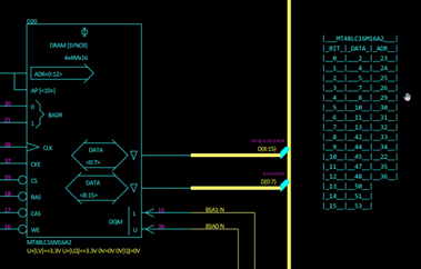 Table with monospace font